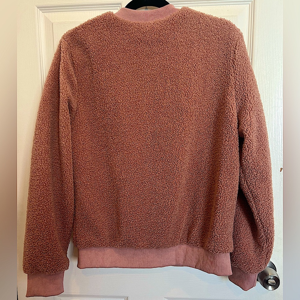 NWT Mirol Sherpa Fuzzy Bomber Jacket - Picture 2 of 7